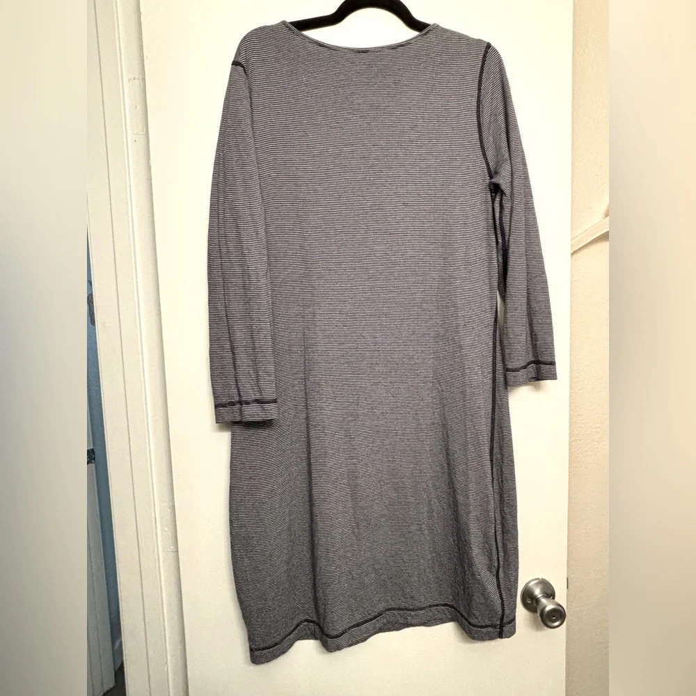 Sweater dress stripped navy blue XL - Picture 4 of 5